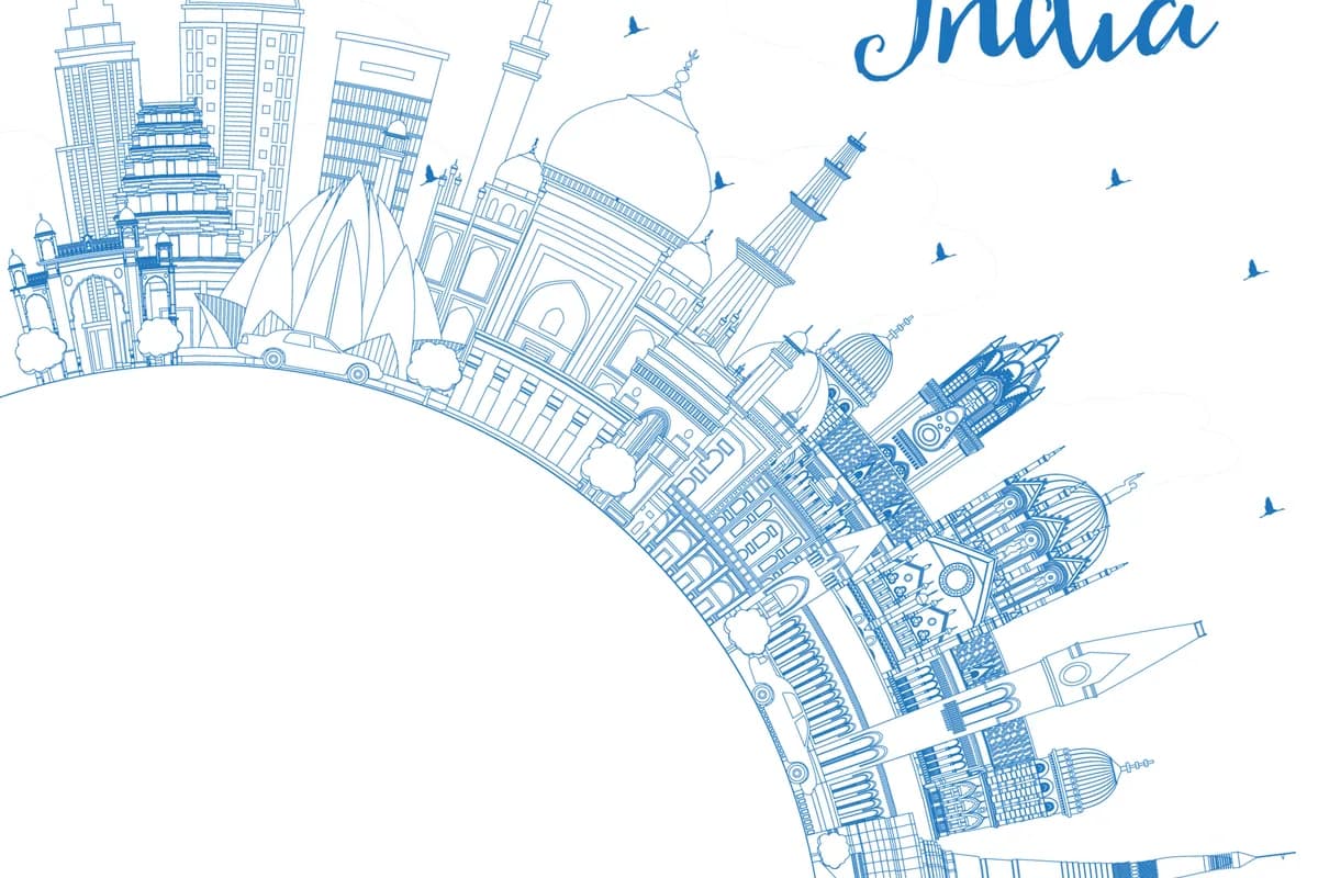 India city skyline — 30-day Indian tourist e-Visa preparation from the UK