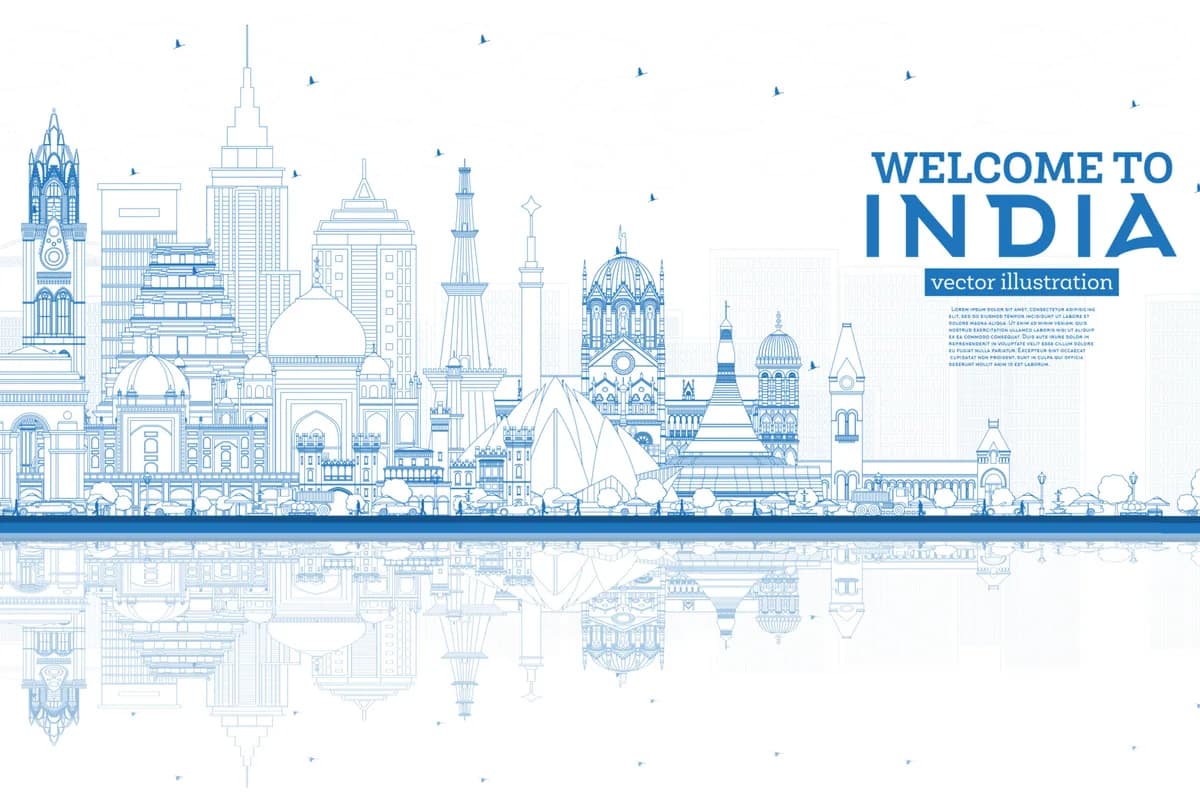 Welcome to India skyline — Indian medical e-Visa from the UK